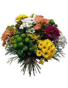 RAMO DE FLORES ARCO IRIS
