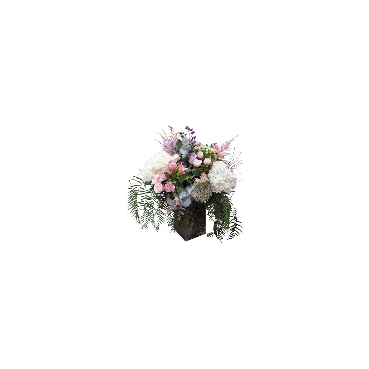FLORES EN JARRîN NUBE