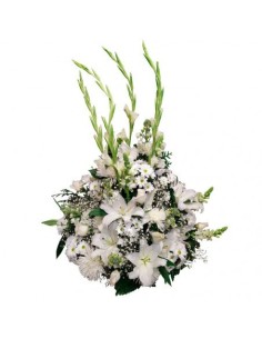 CENTRO DE FLORES LILIUM WHITE