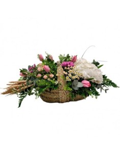 CESTA DE FLORES PONIENTE