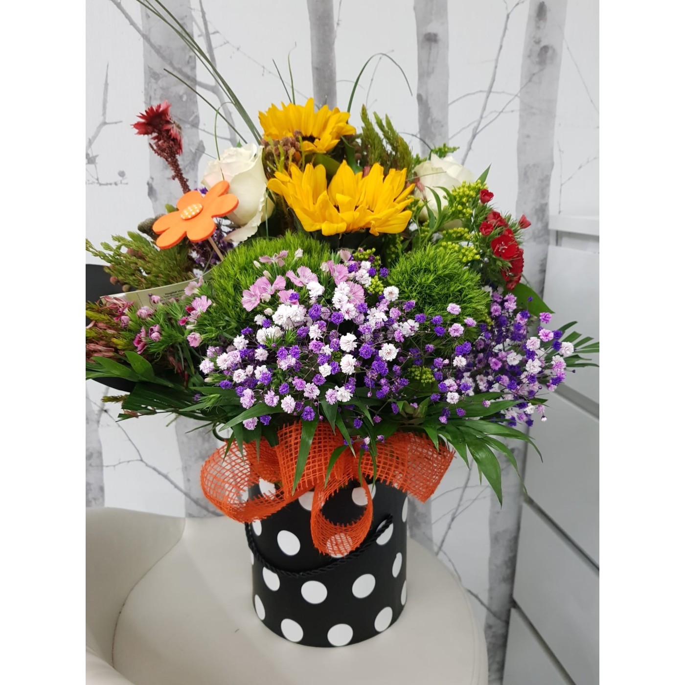 cesta oasis floral